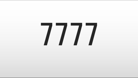 7777