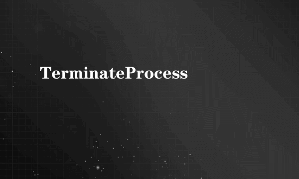 TerminateProcess