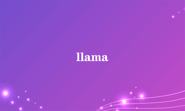 llama