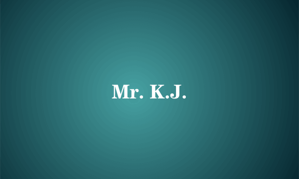 Mr. K.J.