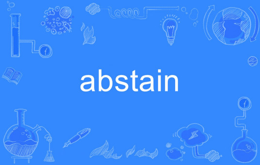 abstain