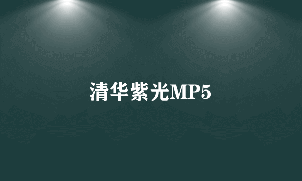 清华紫光MP5