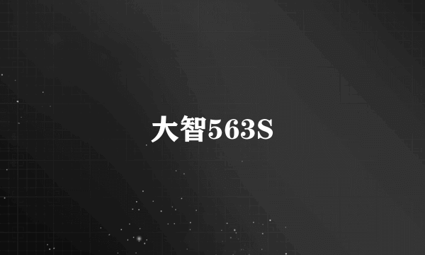 大智563S