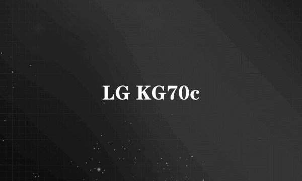 LG KG70c