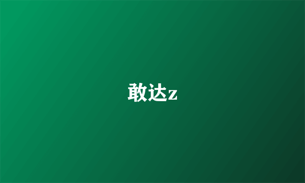 什么是敢达z