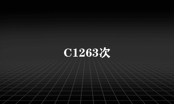 C1263次