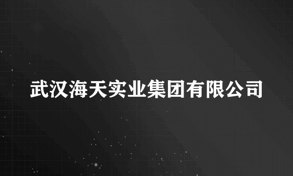 武汉海天实业集团有限公司