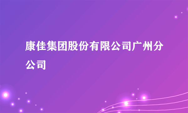 康佳集团股份有限公司广州分公司