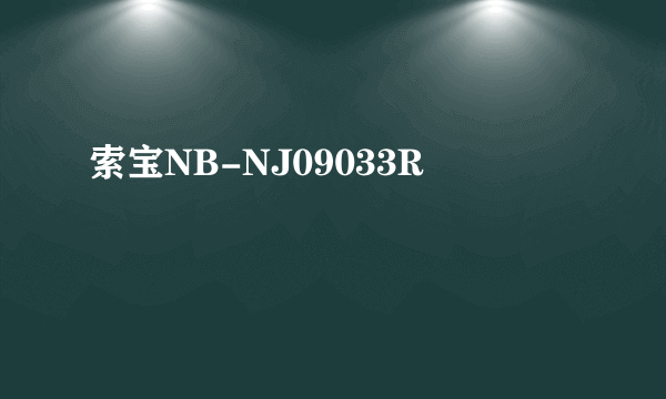 什么是索宝NB-NJ09033R