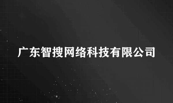 广东智搜网络科技有限公司