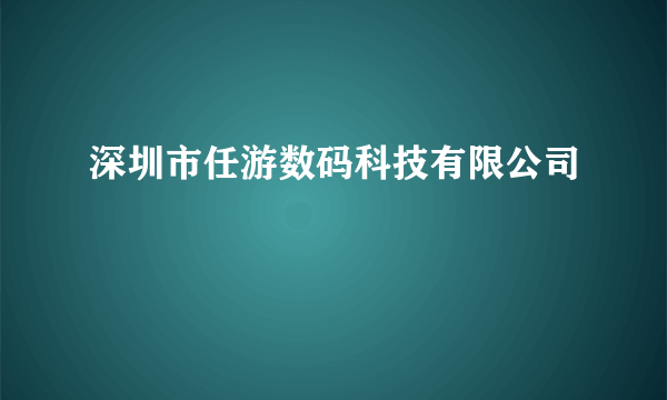 深圳市任游数码科技有限公司