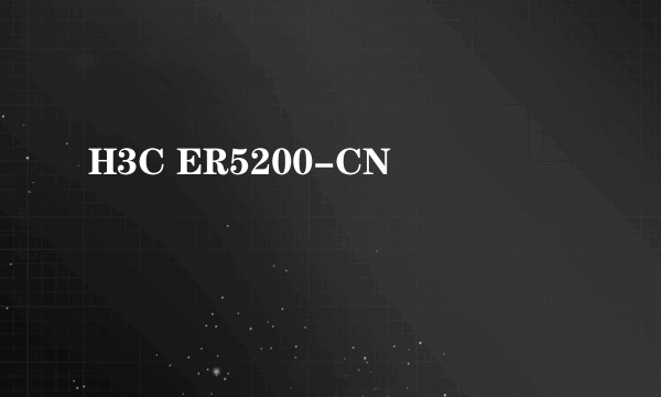 H3C ER5200-CN