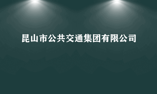 什么是昆山市公共交通集团有限公司