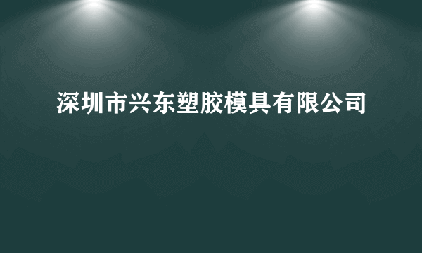 深圳市兴东塑胶模具有限公司