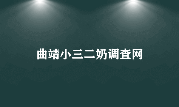 曲靖小三二奶调查网