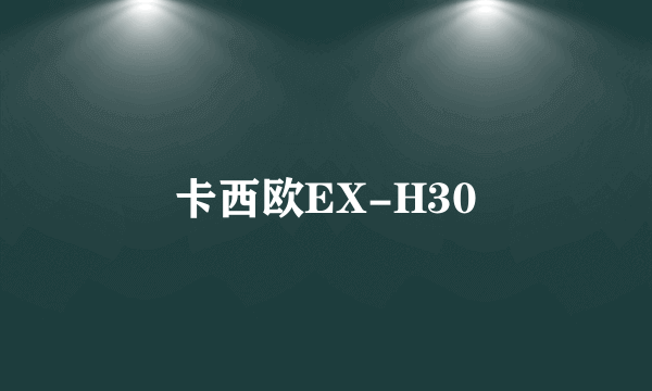 卡西欧EX-H30