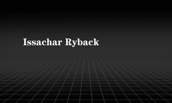 Issachar Ryback