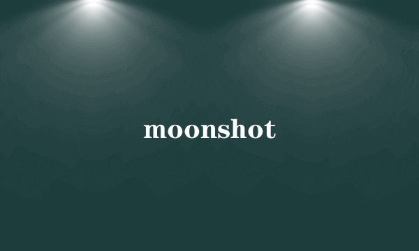 什么是moonshot