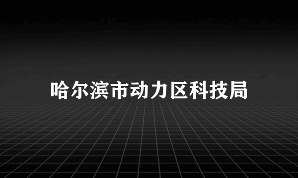 哈尔滨市动力区科技局