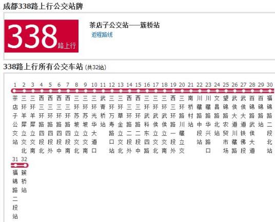 什么是成都公交338路