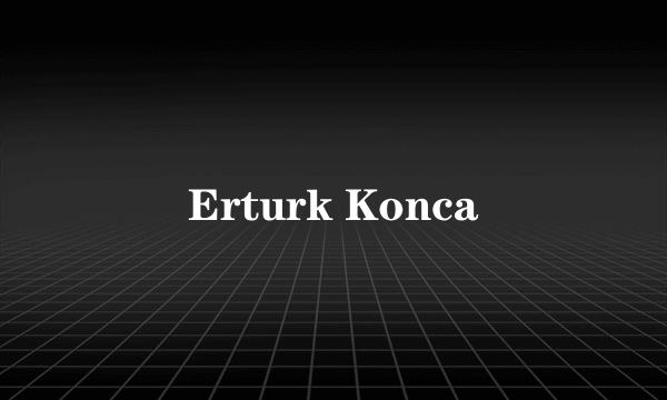 什么是Erturk Konca