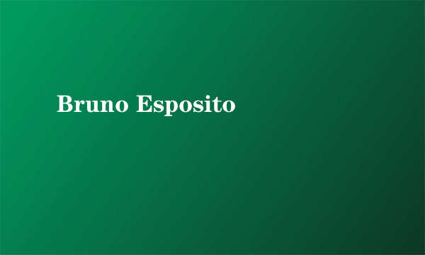 Bruno Esposito