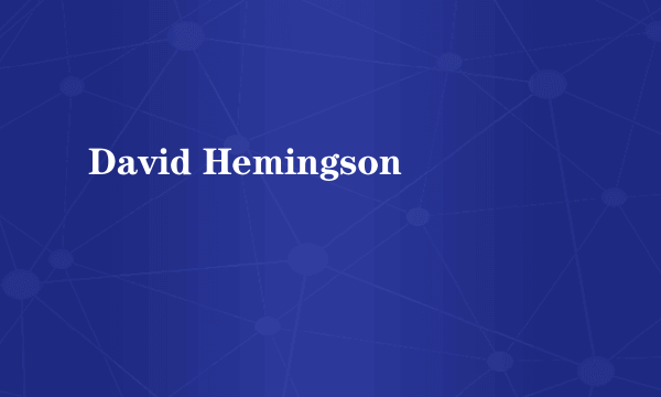 David Hemingson