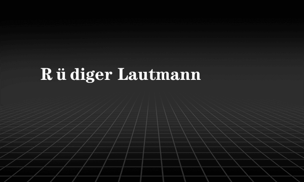 Rüdiger Lautmann