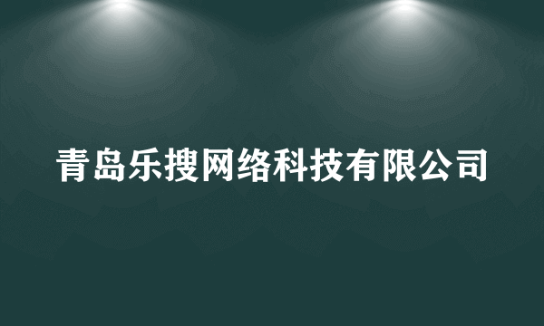 什么是青岛乐搜网络科技有限公司