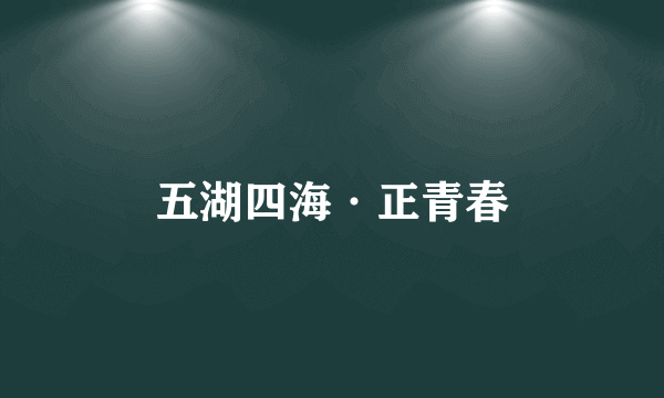 什么是五湖四海·正青春