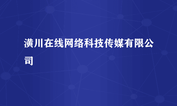 潢川在线网络科技传媒有限公司