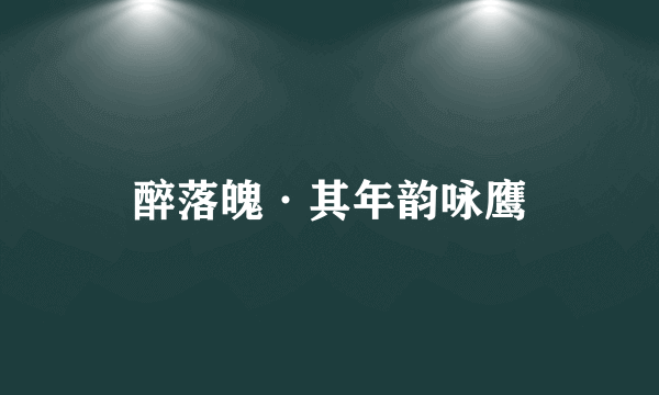 醉落魄·其年韵咏鹰