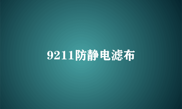 9211防静电滤布