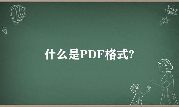 什么是PDF格式?