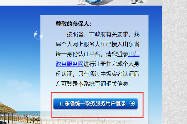 日照社保网查询系统官方网站