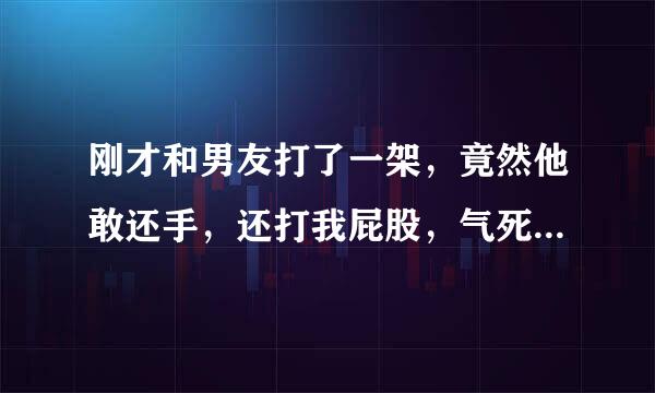 刚才和男友打了一架，竟然他敢还手，还打我屁股，气死我了，后来我把他被子扔了，他就生气说出去通宵，我