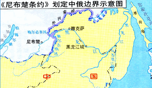 尼布楚条约、恰克图条约、布连斯奇条约分别割让出了多少土地？能否在地图上表示一下？