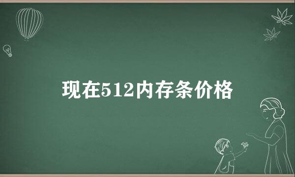 现在512内存条价格