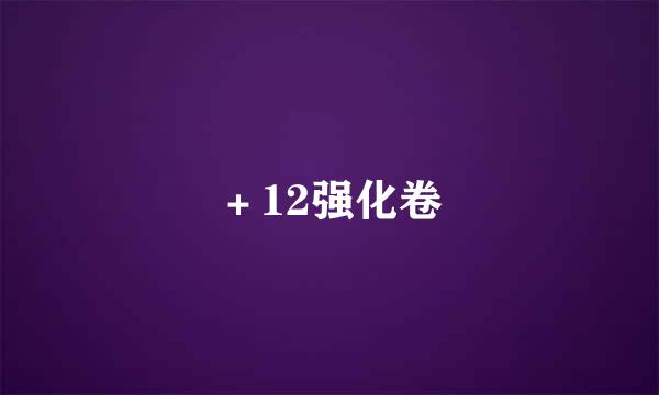 ＋12强化卷