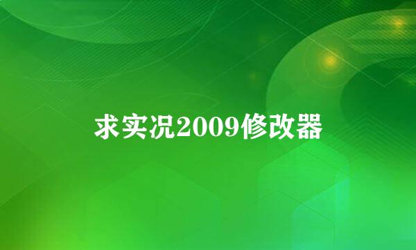 求实况2009修改器