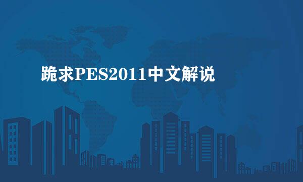 跪求PES2011中文解说