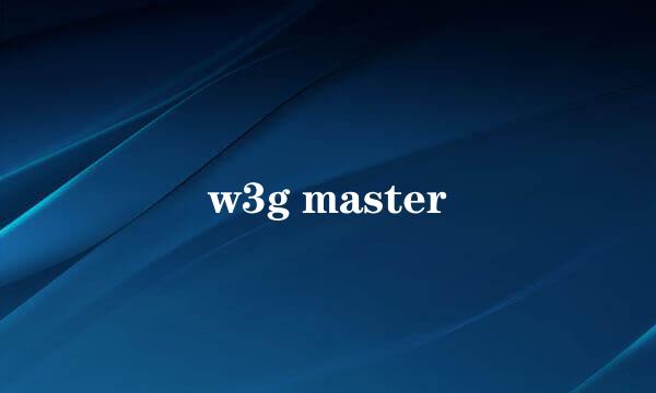 w3g master