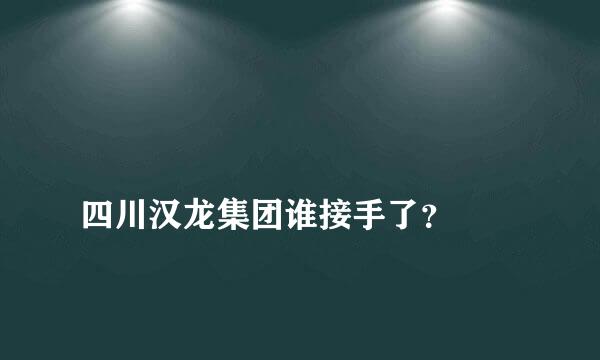 
四川汉龙集团谁接手了？
