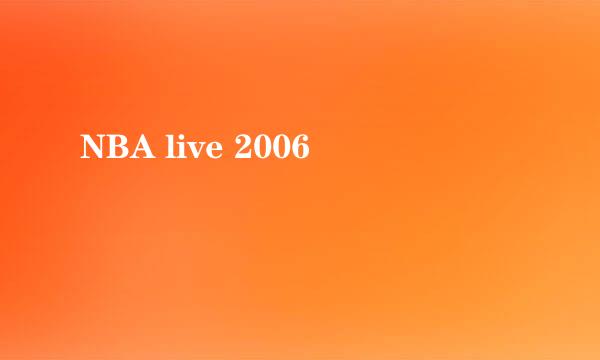 NBA live 2006