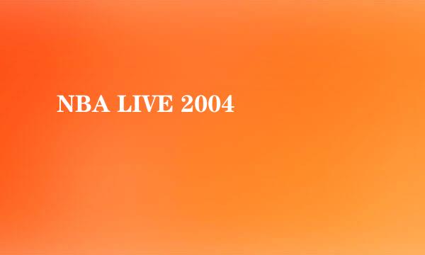 NBA LIVE 2004