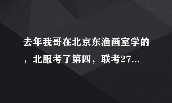 去年我哥在北京东渔画室学的，北服考了第四，联考2710分！画室风格就是我的菜啊！七月份有组团去的么？