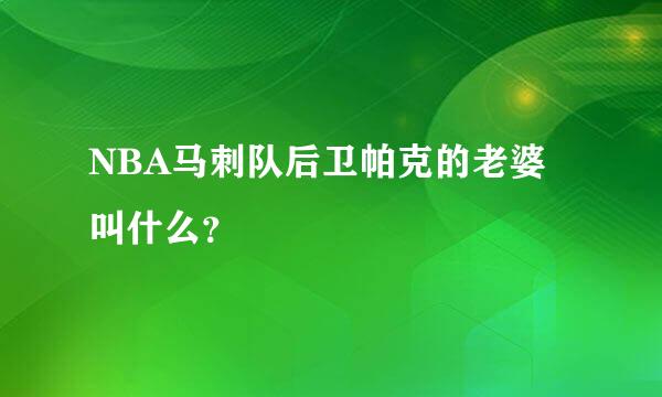 NBA马刺队后卫帕克的老婆叫什么？