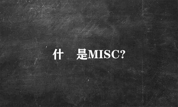 什麼是MISC?