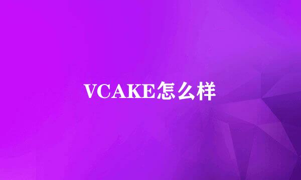 VCAKE怎么样