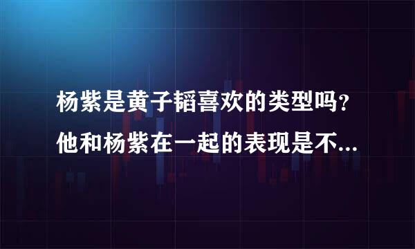 杨紫是黄子韬喜欢的类型吗？他和杨紫在一起的表现是不是有点过于主动了呢？